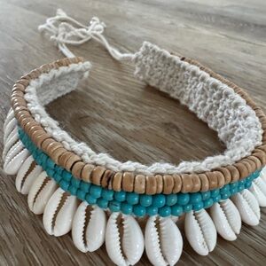 NWOT Andi Baggus Sea Shell Choker Necklace Onesize